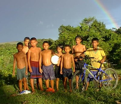 [Boys and rainbow]