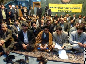 Reformists protest election ban