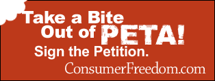 Sign the Center for Consumer Freedom's Peta Petition