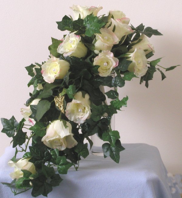 Silk Bouquets Ivory Rose Shower product image