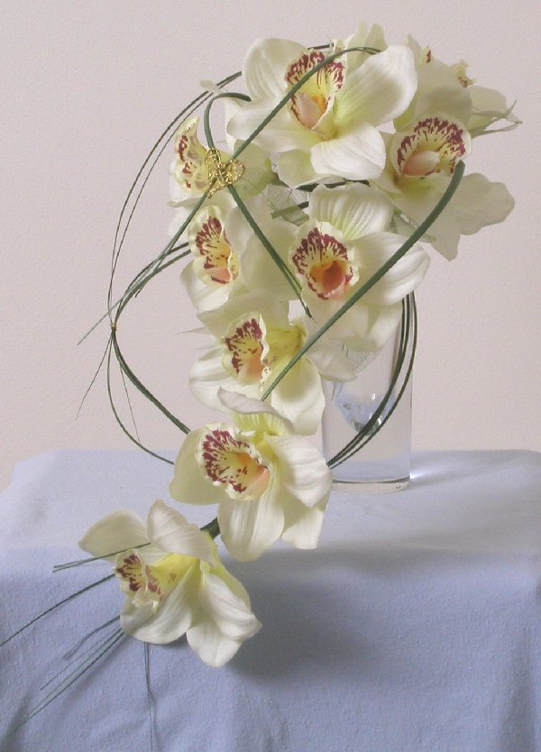 Silk Bouquets Orchid Bridal Bouquet product image