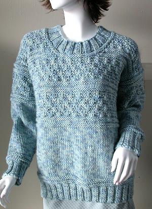 Iceland Gansey pullover - free knit sweater pattern ...