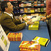 Signing books at Barnes and Noble