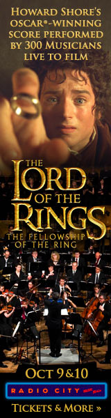 Lord of the Rings at Radio City Music Hall