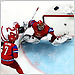 Ryan Getzlaf of Canada scored a goal against Evgeny Nabokov of Russia during the between Russia and Canada on Wednesday.