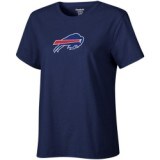 Reebok Buffalo Bills Ladies Navy Blue Logo Premier T-shirt