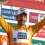 Fabian Cancellara (Saxo Bank) in the race leader's jersey after winning stage one in Assen, Netherlands.