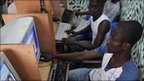 Computer users in the Ivory Coast