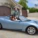 98-year-old Howard Dunholter's Tesla Roadster