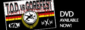 Buy CZW/WXW's TOD vs Gorefest on DVD