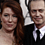 Steve Buscemi and his wife Jo Andres arrive for the Golden Globe Awards Sunday, Jan. 16, 2011, in Beverly Hills, Calif.