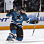 Patrick Marleau celebrates his game-winning goal in the third period of Game 5 of the Western Conference semifinals in San Jose on Saturday.