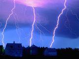 Photo: Lightning at night over Walton, Nebr.