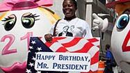 Is President Obama looking at an unstarry 50th birthday?