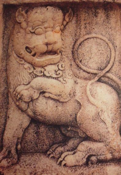 Kalinga Lion from Polonnaruwa Sri Lanka