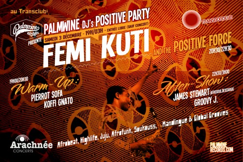 Femi Kuti DJ's Positive Party
