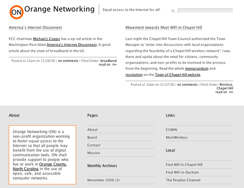 Orange Networking