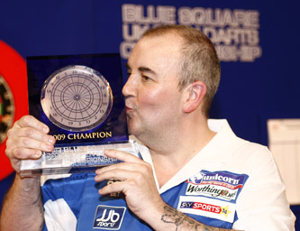 Phil Taylor - 2009 Blue Square UK Open Champion (Lawrence Lustig, PDC)