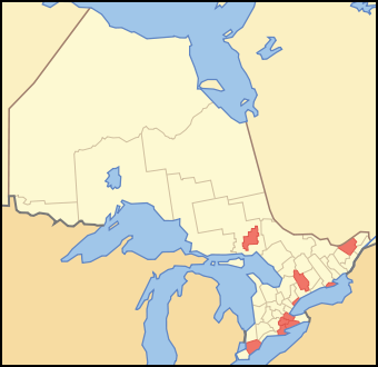 Single-Tier Municipalities of Ontario