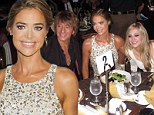 She doesn't even eat salad! Slim Denise Richards opts for a small starter as she attends a charity event with Richie Sambora