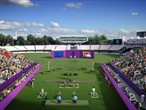 An artist's impression of Lord's Cricket Ground