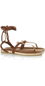 Jimmy ChooPeppin snakeskin and suede sandals