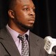 Florida defensive end Lerentee McCray speaks to the media at the Southeastern Conference NCAA college football media day in Hoover, Ala. on Wednesday, July 18 , 2012. (AP Photo/Butch Dill) 