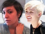 Lena Dunham has cut her hair to look like Miley Cyrus' new short style