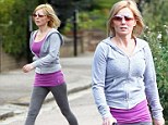 You look more like Sporty Spice! Geri Halliwell ditches her recent sexy style and steps out in leggings and a hoody