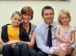 Guardianship arrangements: Paul and Clare Coulston with son Finlay, six and daughter Evelyn Coulston, four