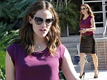 Hot mama! Jennifer Garner dons tight leather skirt and killer heels as she leaves chat show appearance 