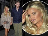 Jessica Simpson went for dinner with Eric Johnson in Hollywood
