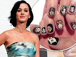 Katy Perry appears at the Japan Premiere for her movie ''Part Of Me'' with Daria nail art.