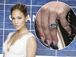 'Don't be fooled by the rocks that I got!': But rumours fly as Jennifer Lopez sports a large diamond on her engagement finger 