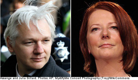 Assange in bid to sue Australian prime minister
