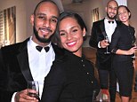 Swizz Beatz and his wife recording artist Alicia Keys attend Haute Living Honors 