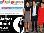 Unlicensed to sell! Middletons risk wrath of Bond producers with their 007-themed party 