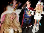 Unicorns aren't supposed to be sexy! Courtney Stodden shows her wild side in tiny costume at Halloween party with Doug