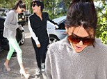  Shouldn't you be swapping shoes? Kendall Jenner steps out in sky-high stiletto's as mum Kris opts for sneakers