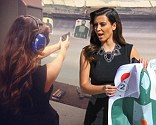 Kim Kardashian visits a gun range in Miami, Florida
