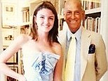Rich: Allie Romney, pictured with fashion designer Oscar de la Renta, is the latest elite youngster to feature on the blog 'Rich Kids of Instagram'