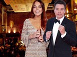 Lindsay Lohan demanded Jimmy Fallon eat with her when they ran into each other at a New York restaurant after Superstorm Sandy struck