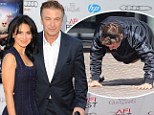 No wonder he was working out! Alec Baldwin looks dapper on the red carpet after doing push ups on the streets of LA