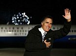 Mitt Romney, who is neck-and-neck with President Obama in many polls, capped off a busy campaign day with fireworks in Virginia on Sunday