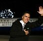 Mitt Romney, who is neck-and-neck with President Obama in many polls, capped off a busy campaign day with fireworks in Virginia on Sunday