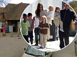 He'll need a bigger sack! Brad Pitt and Angelina Jolie's children send letters to Santa during England stay