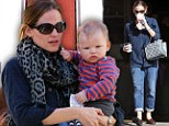 No wonder she needs caffeine! Jennifer Garner spotted double fisting at coffee shop before outing with baby Samuel