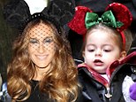 Like mother, like daughter! Sarah Jessica Parker's twin girl Tabitha wears giant Minnie ears after actress dons similar pair the night before 