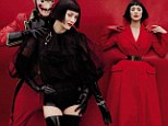 Cinched in! Marion Cotillard's tiny waist is accentuated in a Dior coat as she poses for red-hot W Magazine shoot featuring lashings of latex
