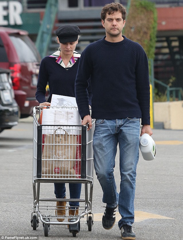Casual attire: They also donned to go grocery shopping 